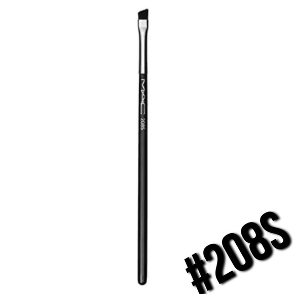 NWT Mac Cosmetics 208 Synthetic Angled Brow Brush Brand New Authentic NWT SEALED - Picture 4 of 11